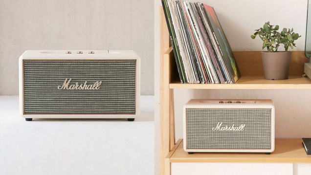 Marshall Stanmore Wireless Speaker | $275 | Urban OutfittersRefurb Marshall Stanmore Speaker | $170 | Amazon
